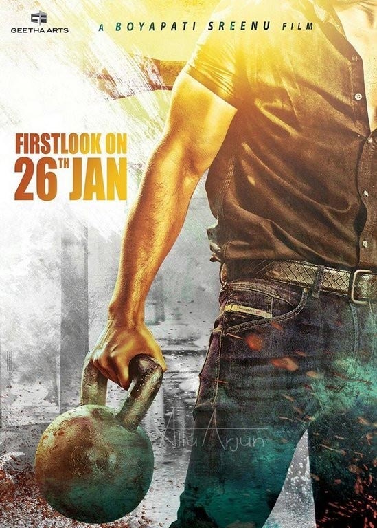 sarainodu pre look,sarainodu first look,allu arjun  బాక్సాఫీసుకి సరైన మొగుడు!